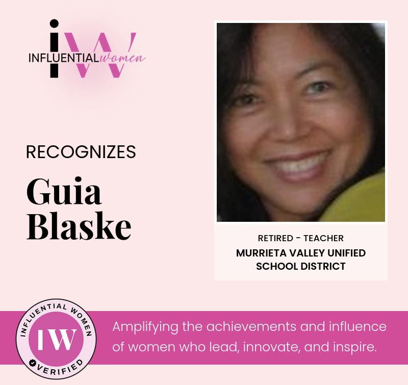 Influential Women recognizes Guia Blaske, retired MVUSD teacher