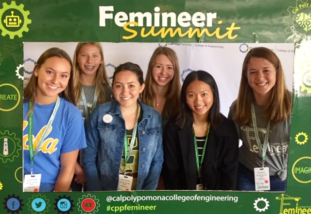 Vista Murrieta students at the Cal Poly Pomona Femineer Summit