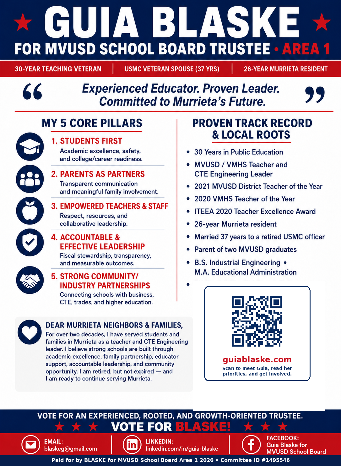 Preview of the campaign flyer